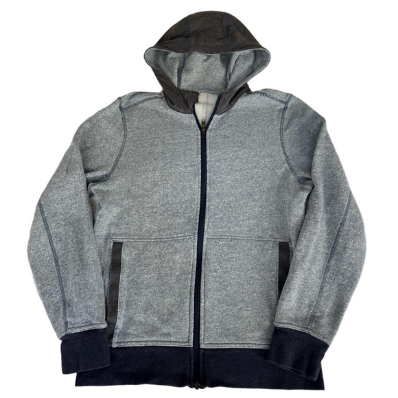 lululemon athletica Other - Lululemon Athletica Lulu Blue Zip-Up Hoodie Sweatshirt Men Medium Activewear